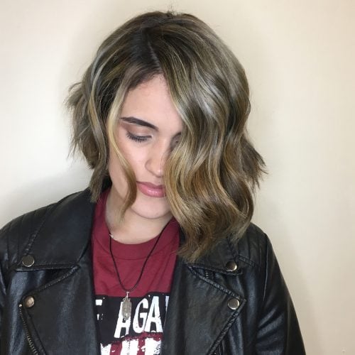 Picture of an ash blonde bob