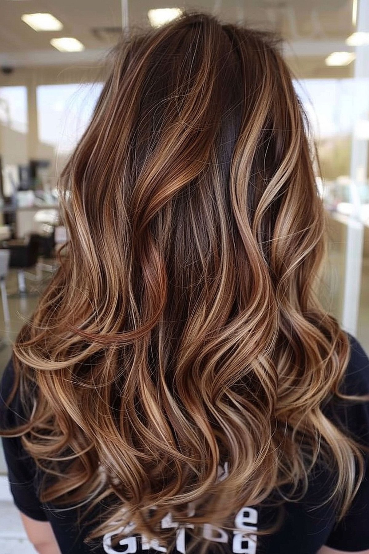 Ash Brown Hair With Caramel And Blonde Highlights