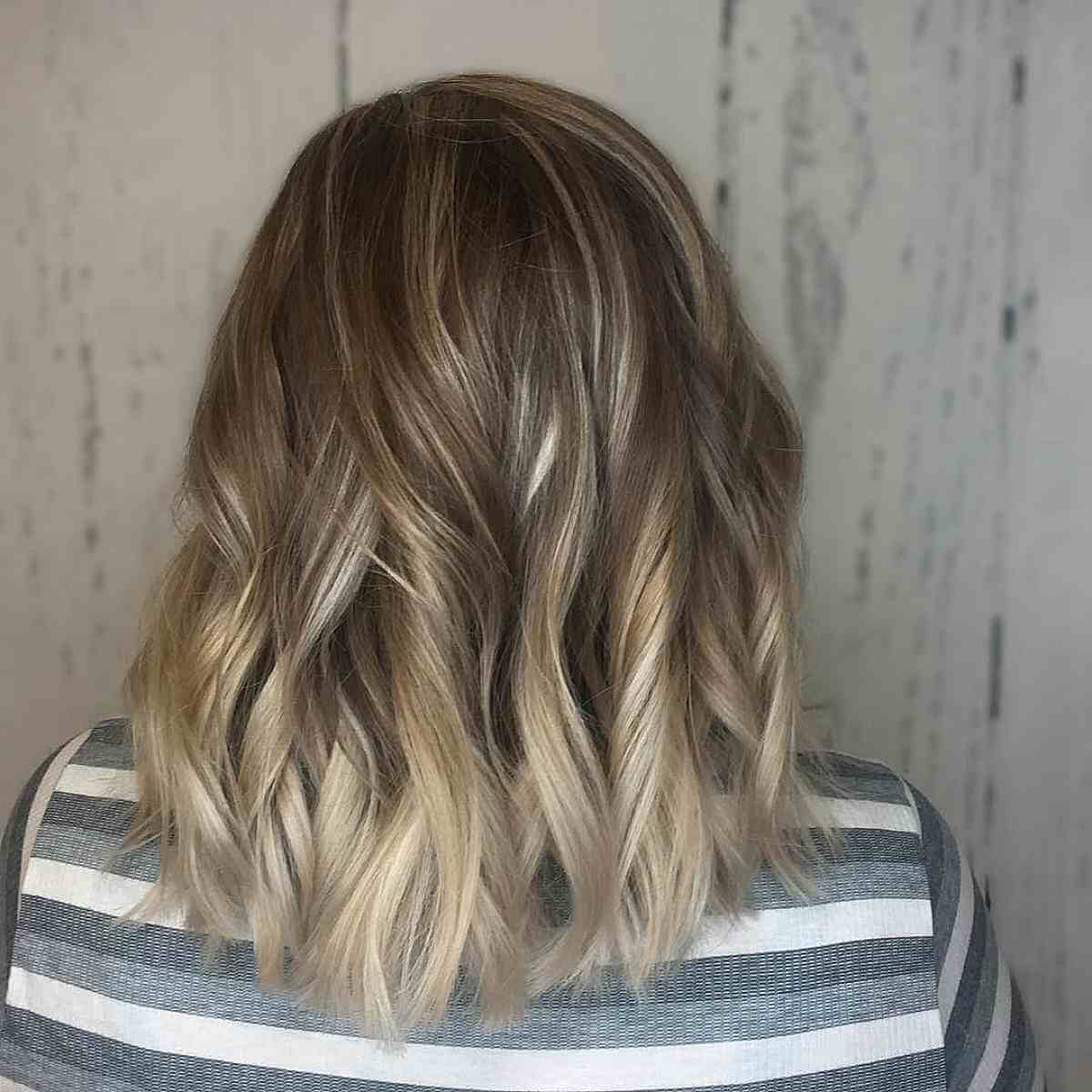 Ash Brown Hair with Dishwater Blonde Tips