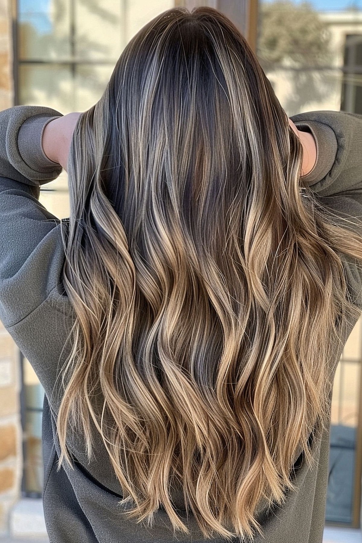 Ash Dark Blonde Balayage