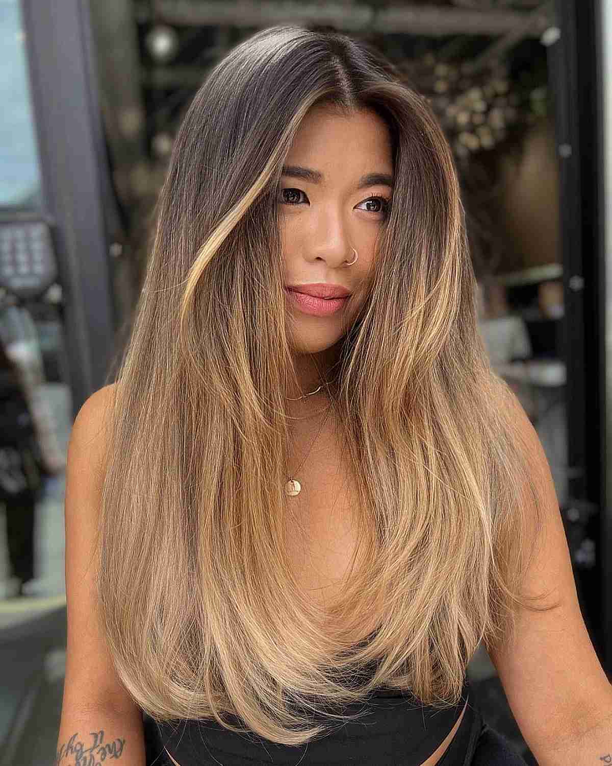 Gradient Ashy Ombre Hair