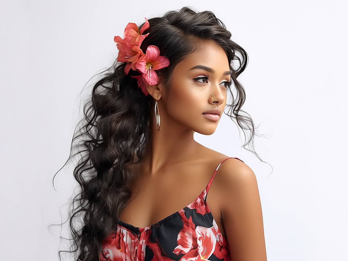 Most attractive Hawaiian hairstyles