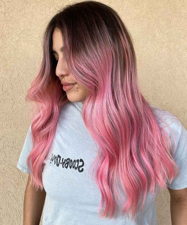 A Baby Pink Ombre