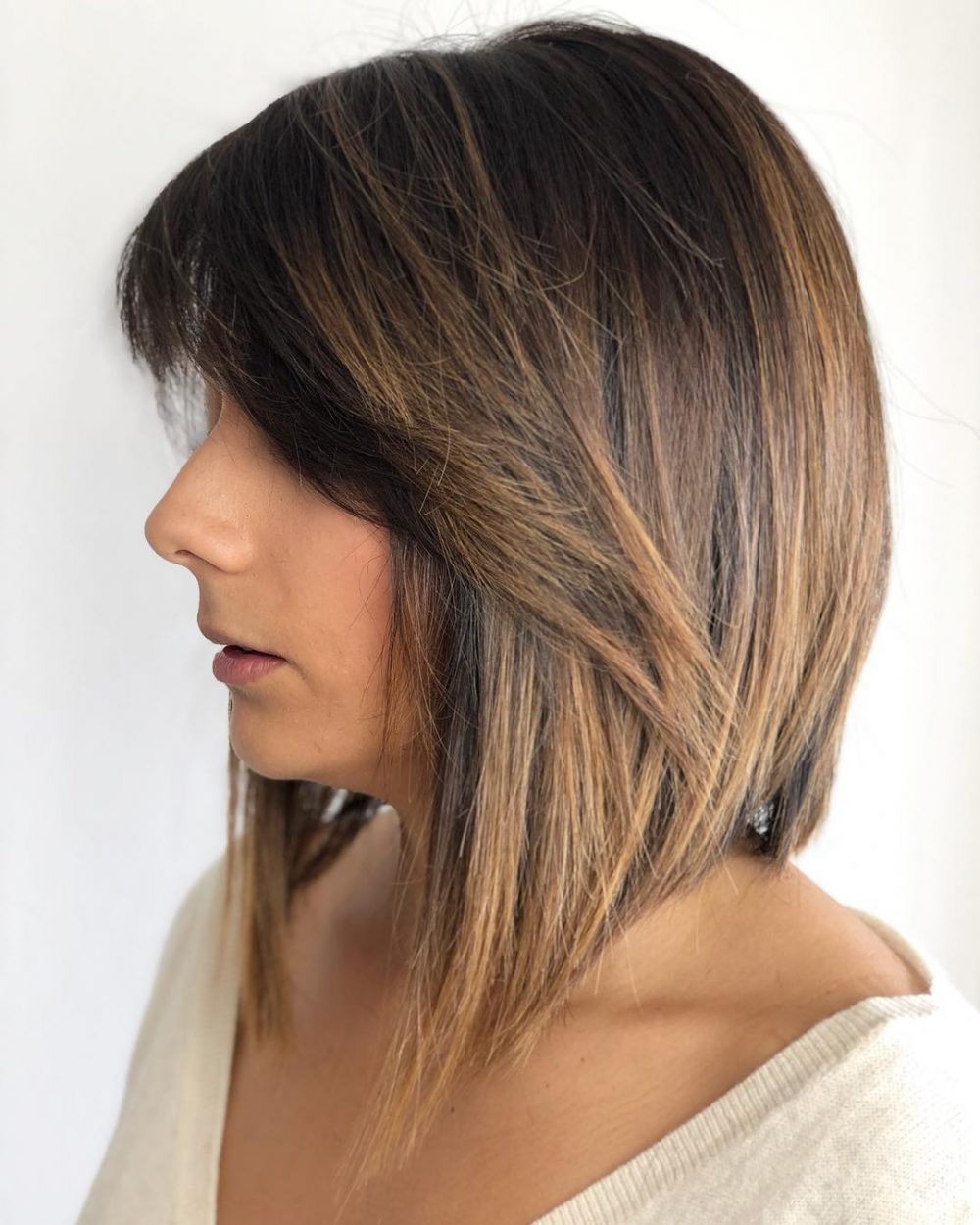 24 Long Angled Bob Haircuts For A Cool Dramatic Look