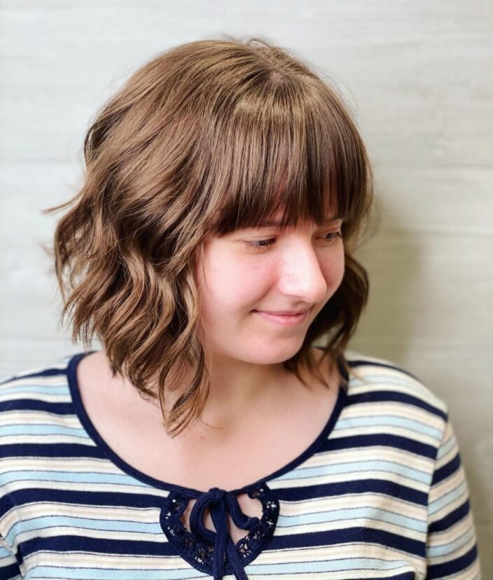 29 of the Best Angled Bob with Bangs Haircuts in 2024