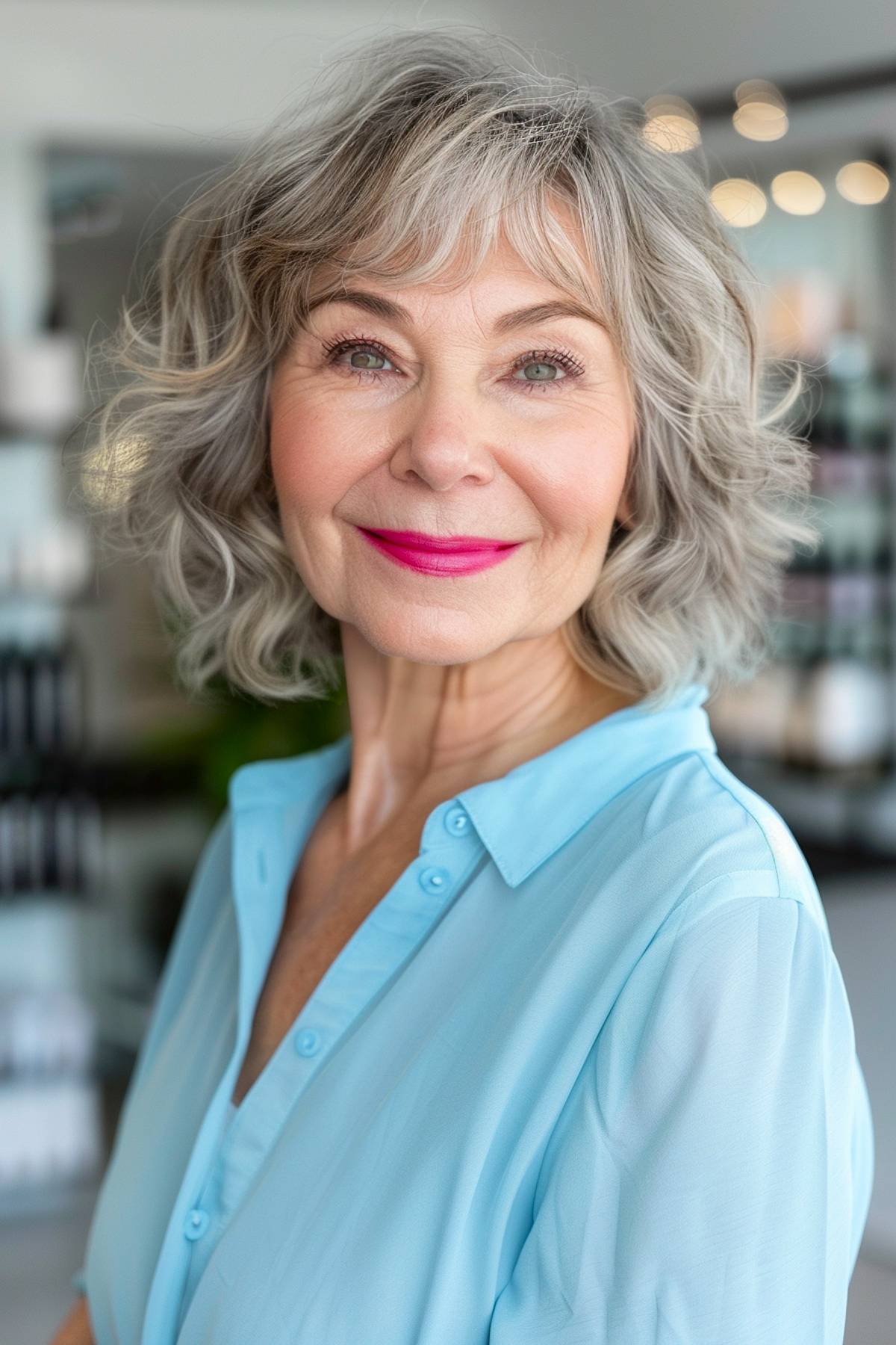 Bangs for older women thinning hair