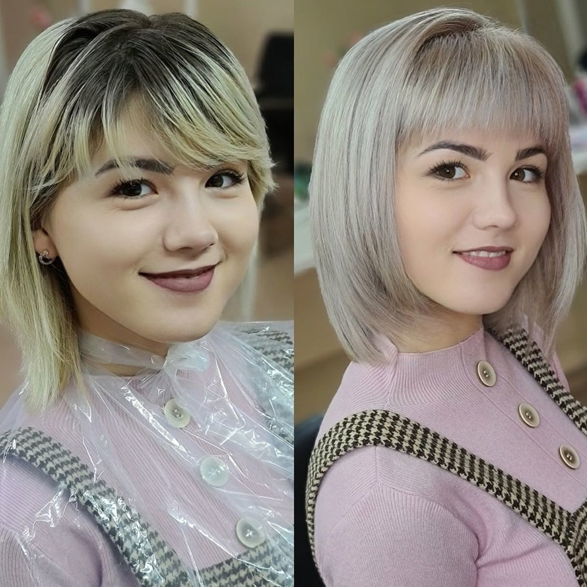 Bangs for thin hair and round faces