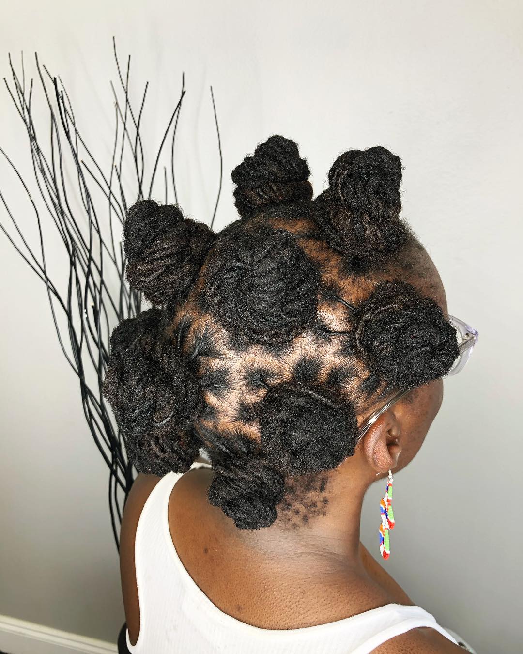 20 Amazing Ways To Wear Bantu Knots   Bantu Knot Twist 