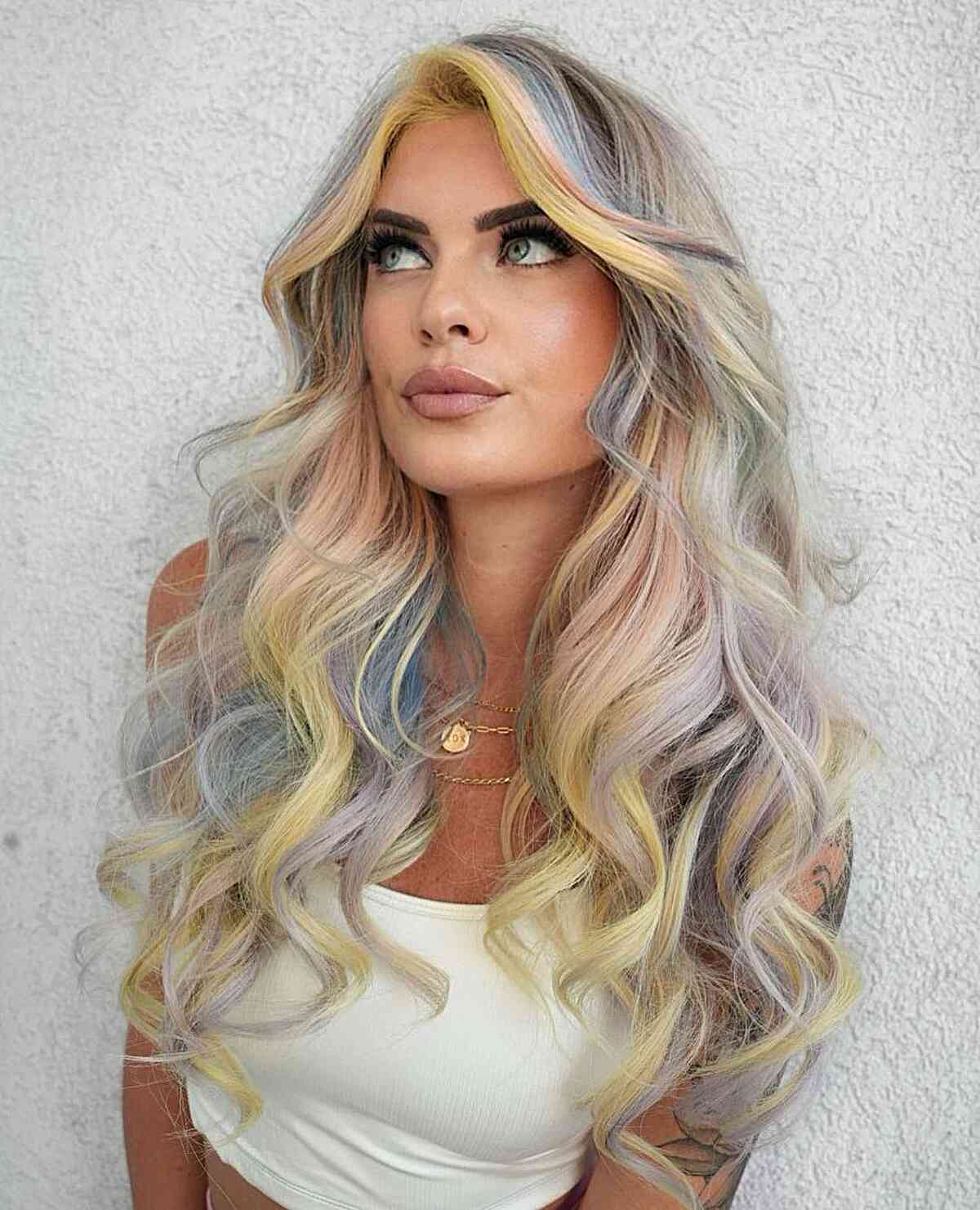 Barbie Blonde with Pastel Colored Tones