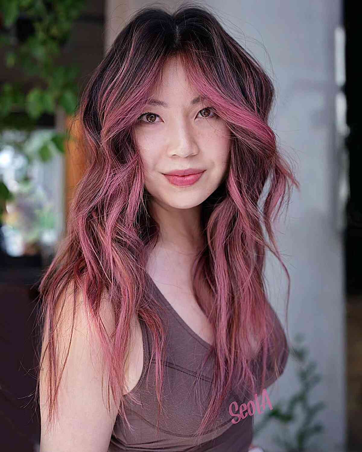 Barbie Pink Balayage Hair