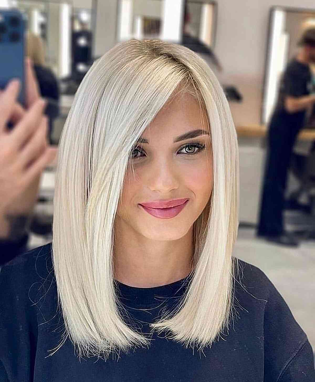 Barbie White Blonde Mid-Length Cut