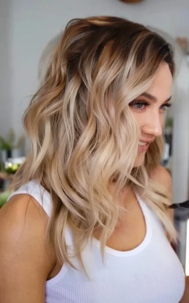 A Beachy Blonde Balayage