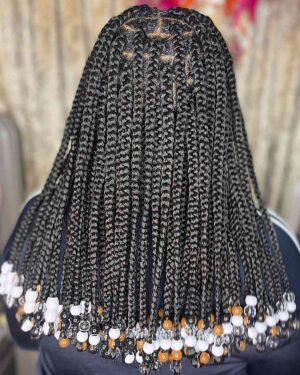 Knotless Braids with Beads: 35 Coolest Ideas for 2024