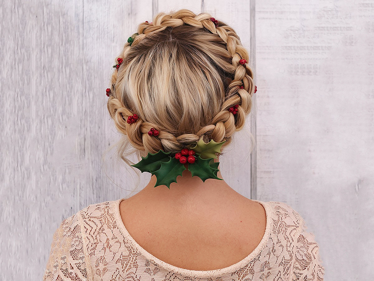 Beautiful Christmas hairstyles for women