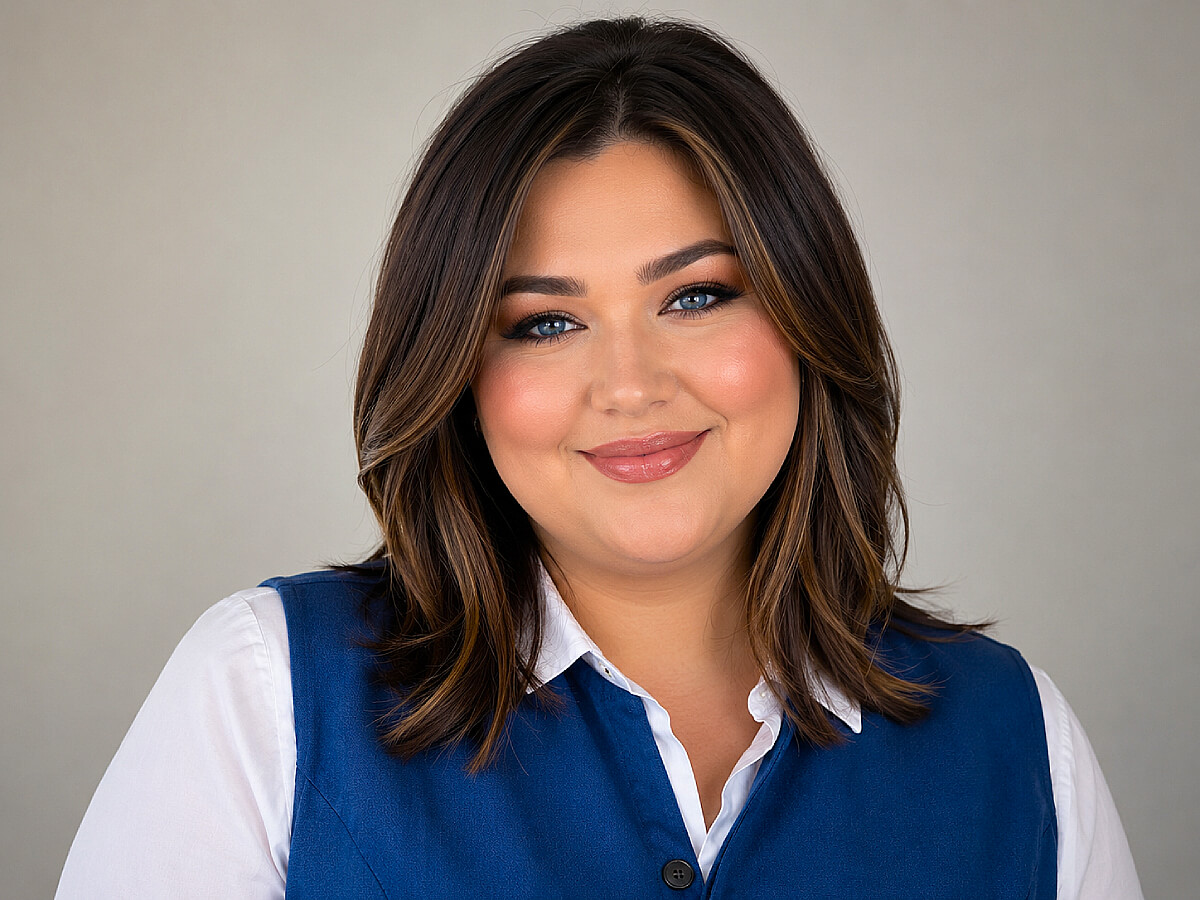 Beautiful layered lob hairstyles for round faces