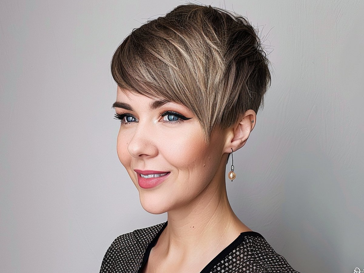 Best angled pixie cut