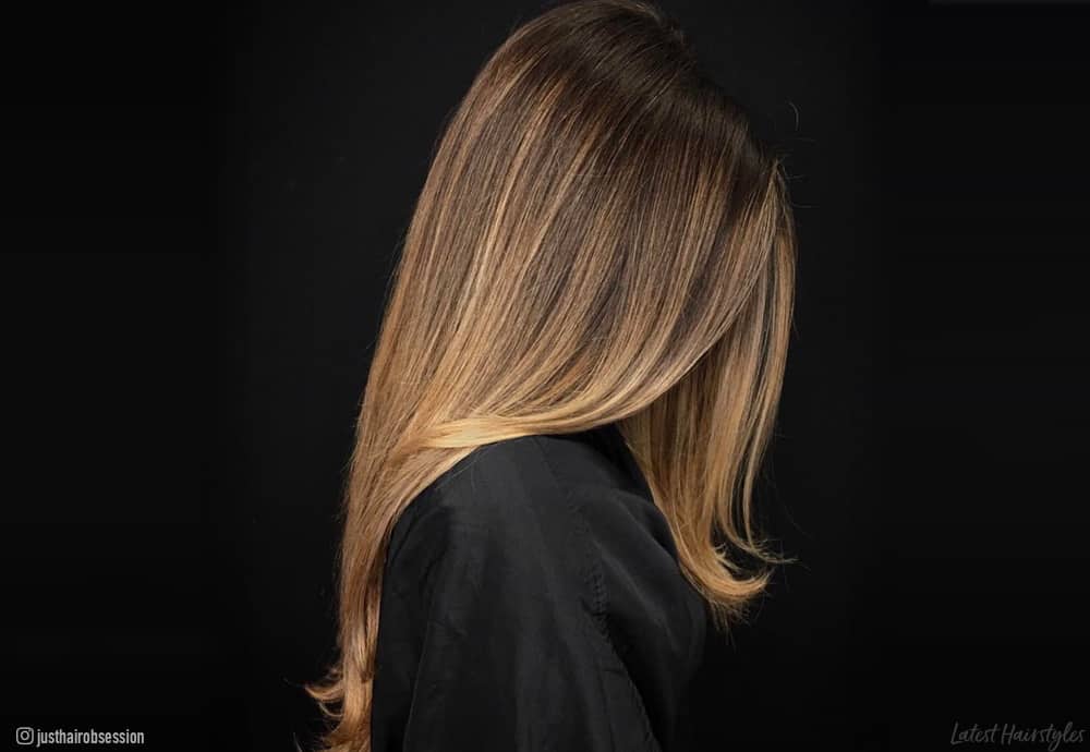 The best balayage straight hair color ideas