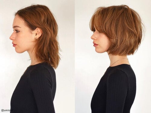 Short Layered Hairstyles with Bangs for Women over 40 - #ShortHairstyles |  Capelli corti viso lungo, Acconciature per capelli corti, Tagli di capelli  corti donne