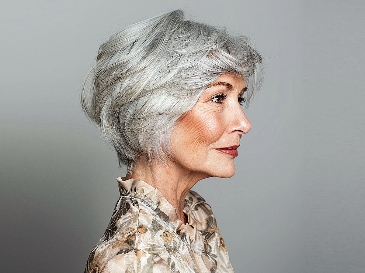 Best layered haircuts for women over 70