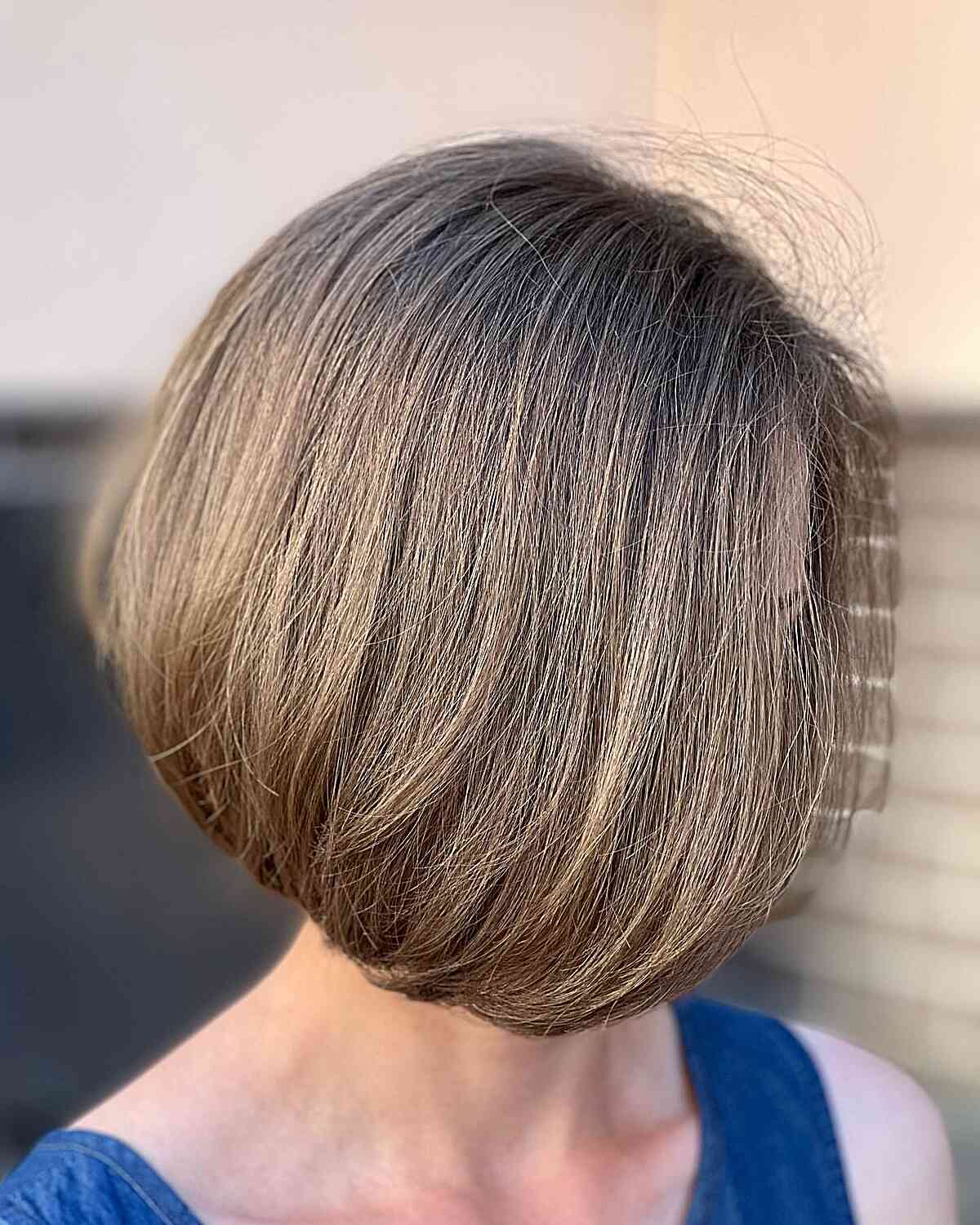 Beveled Bob Cut for Thick Hairstyles