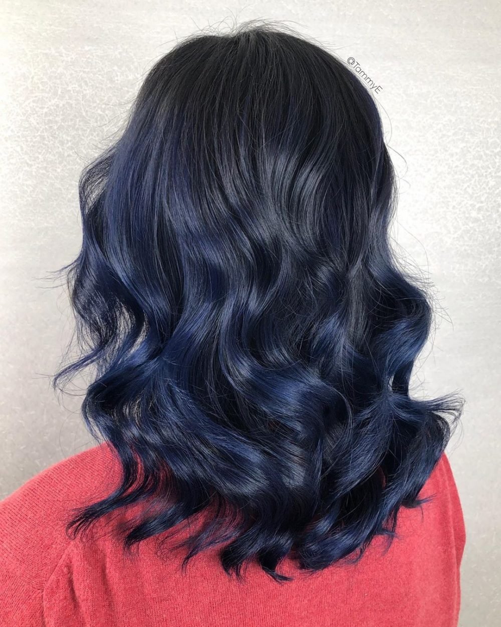 22 Most Amazing Blue Black Hair Color Looks of 2025