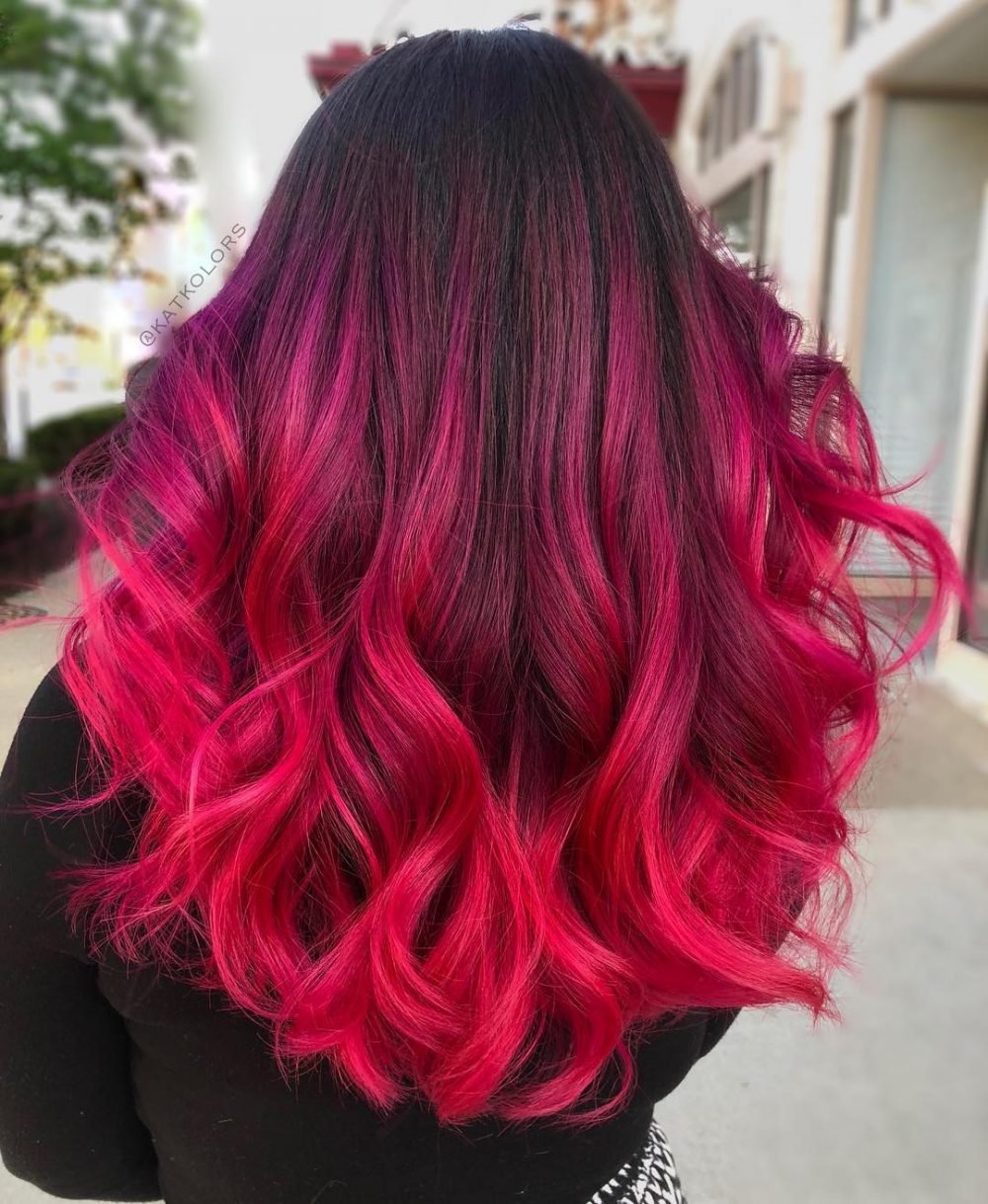 How to Get Pink OmbrÃ© Hair - 22 Cute Ideas for 2023