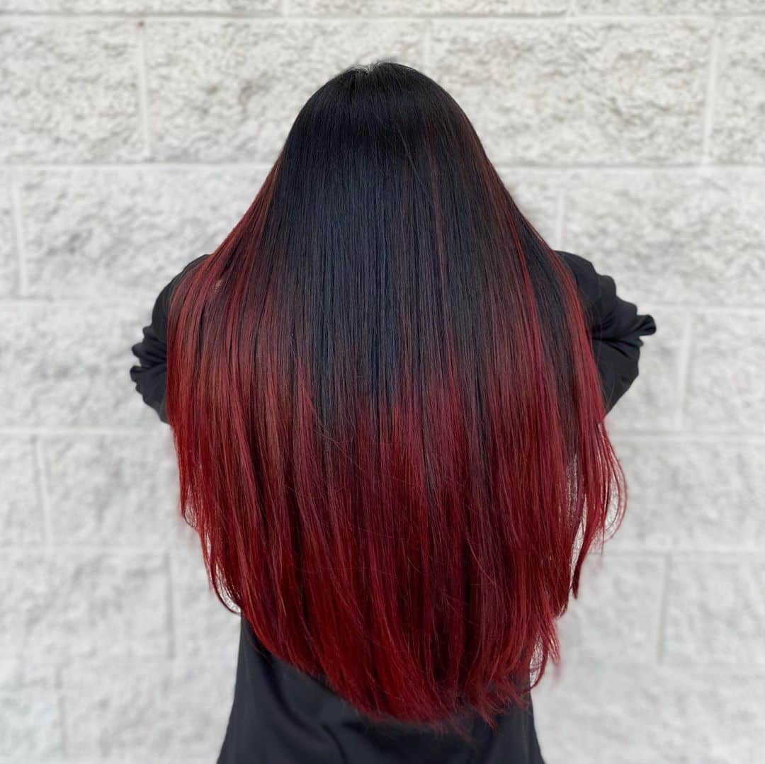 Black and Red Hair