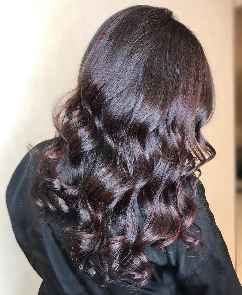 23 Stunning Black Cherry Hair Color Ideas For 2024   Black Cherry Coke 1000x1219 