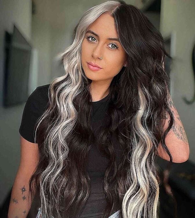 32 Black and Blonde Hair Colors for Edgy Women for 2024