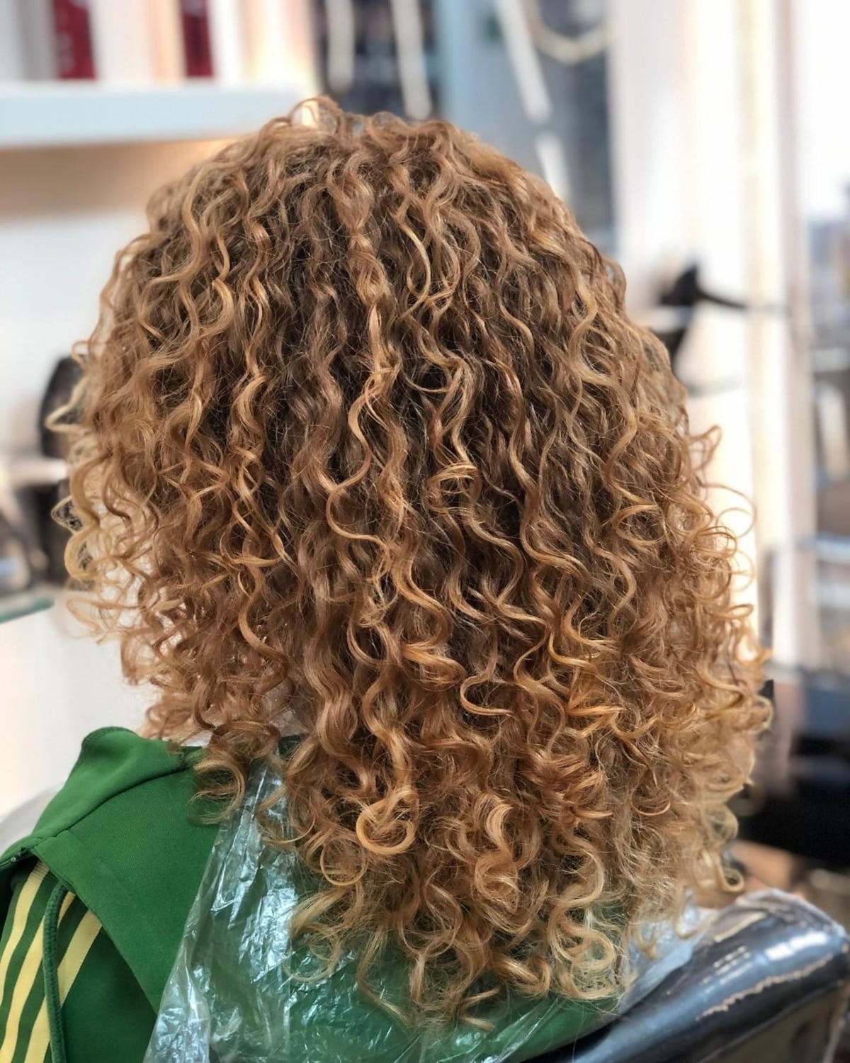 Red and Blonde on Natural Curls
