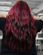 Red and Black Hair: Ombre, Balayage & Highlights