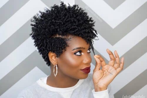 Image result for protective hairstyles for short natural hair with weave
