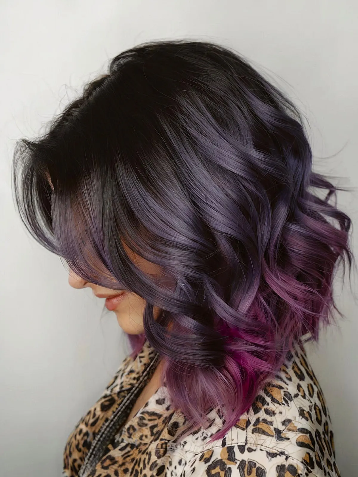 Black to Purple Ombre