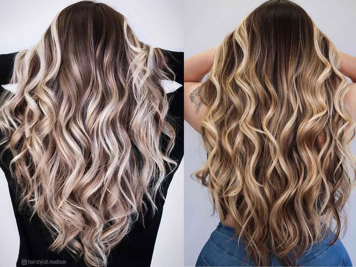 9. "2024 Hair Color Trends: Wavy Blonde Balayage" - wide 8