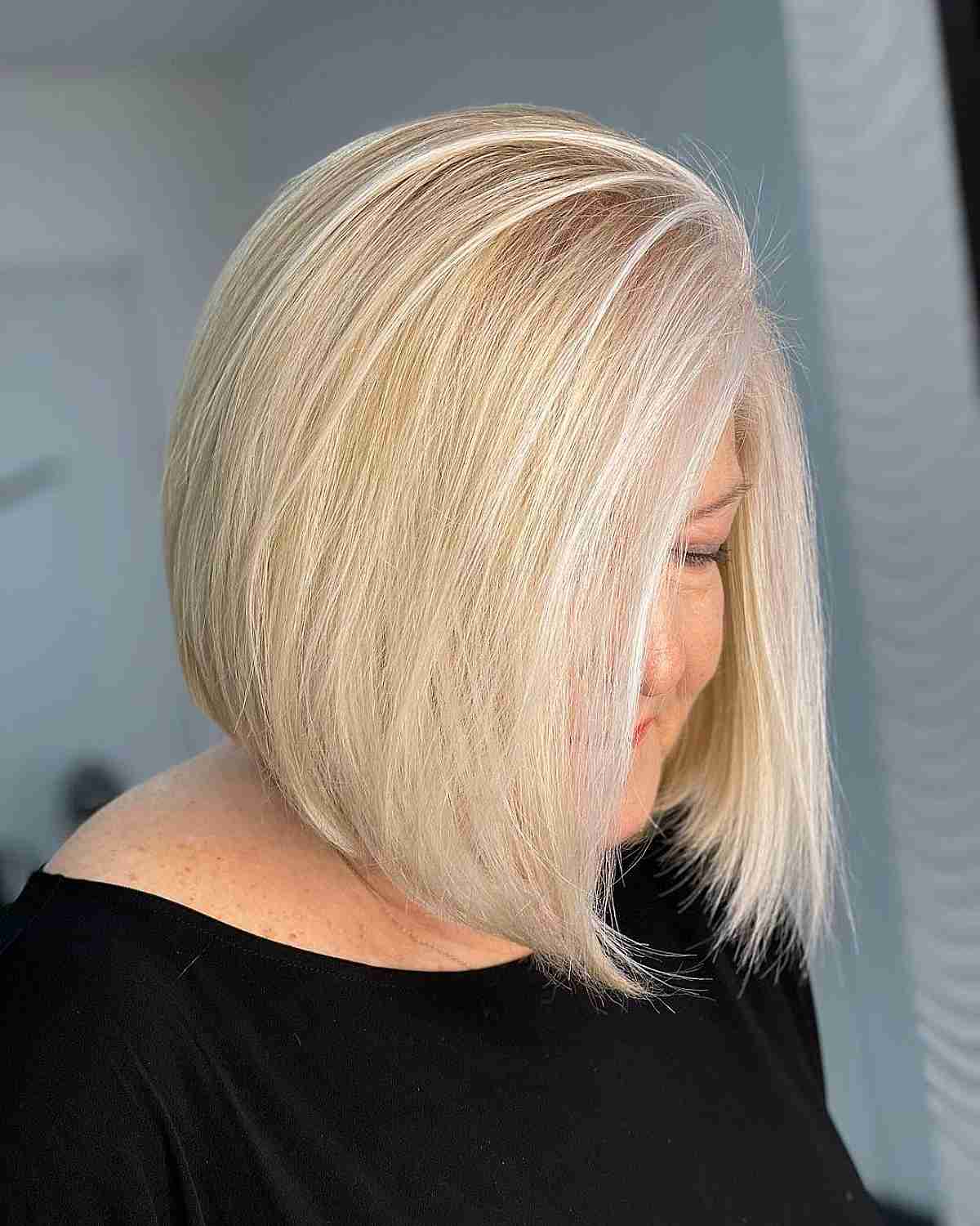 Blonde Lob with Hidden Layers