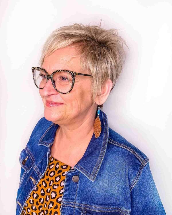 35 Perfect-Fitting Hairstyles for Women Over 70 with Glasses