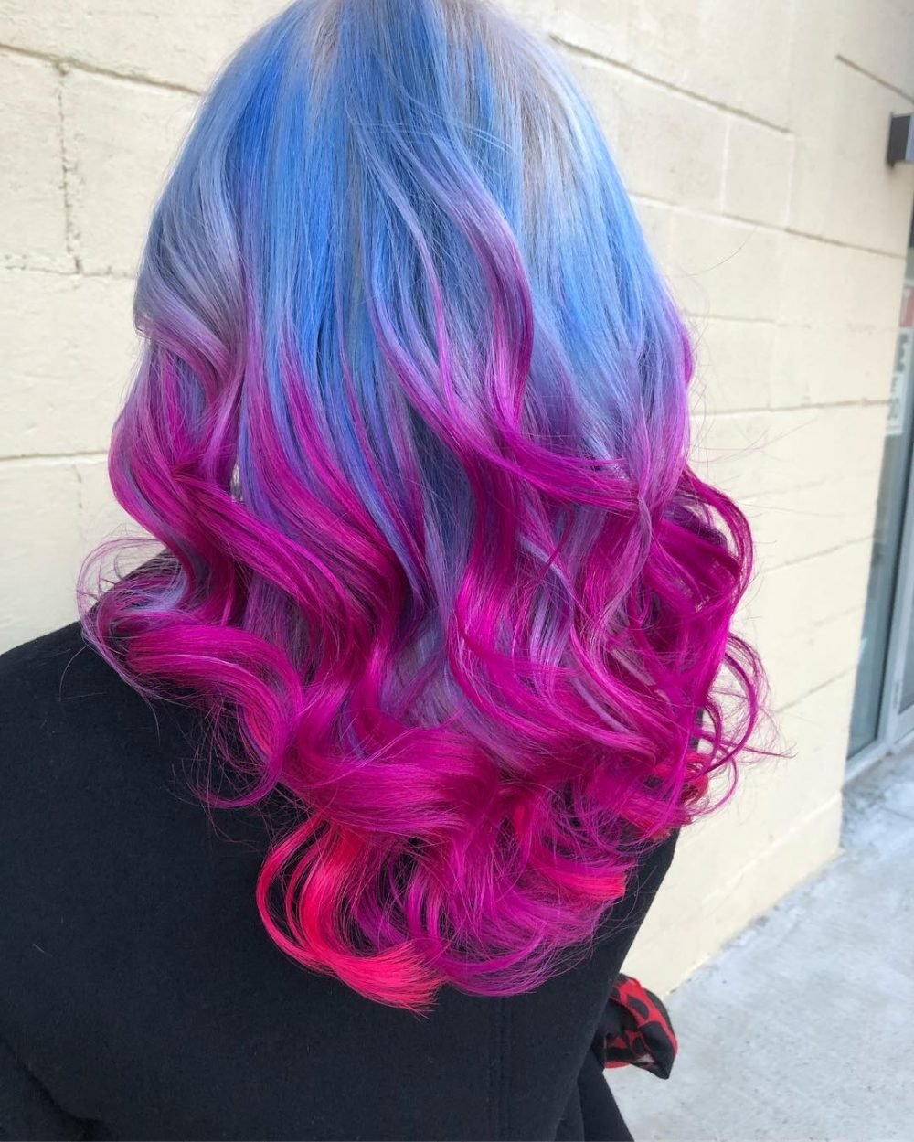Blue and Pink