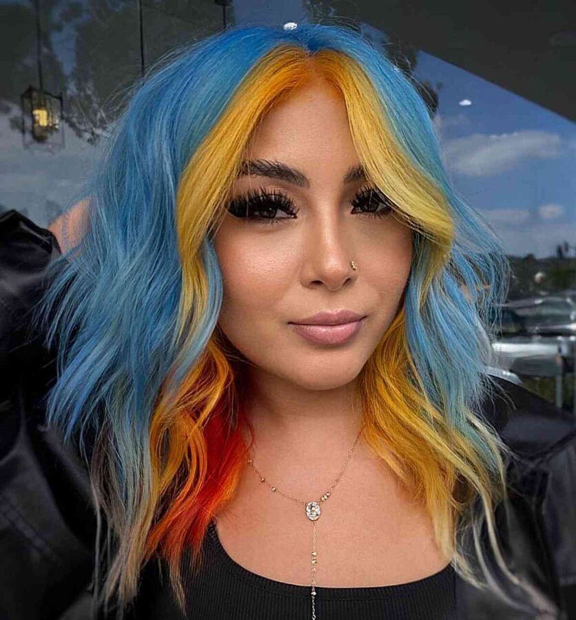34 JawDropping Blue Balayage Hair Color Ideas