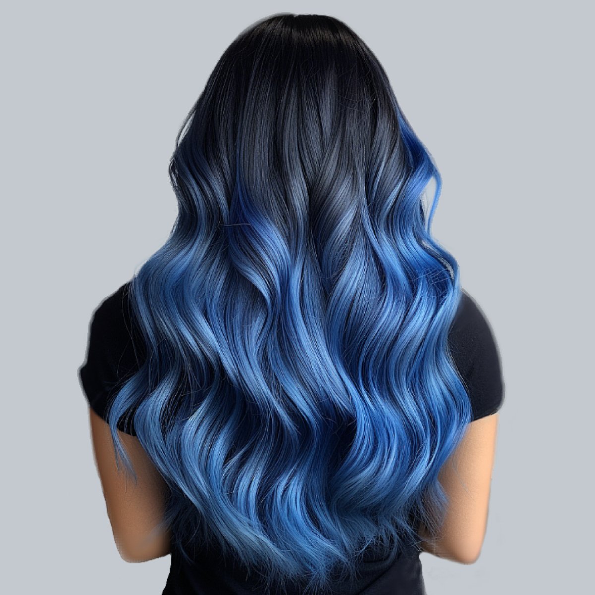 Blue Anime Hair Color Palette