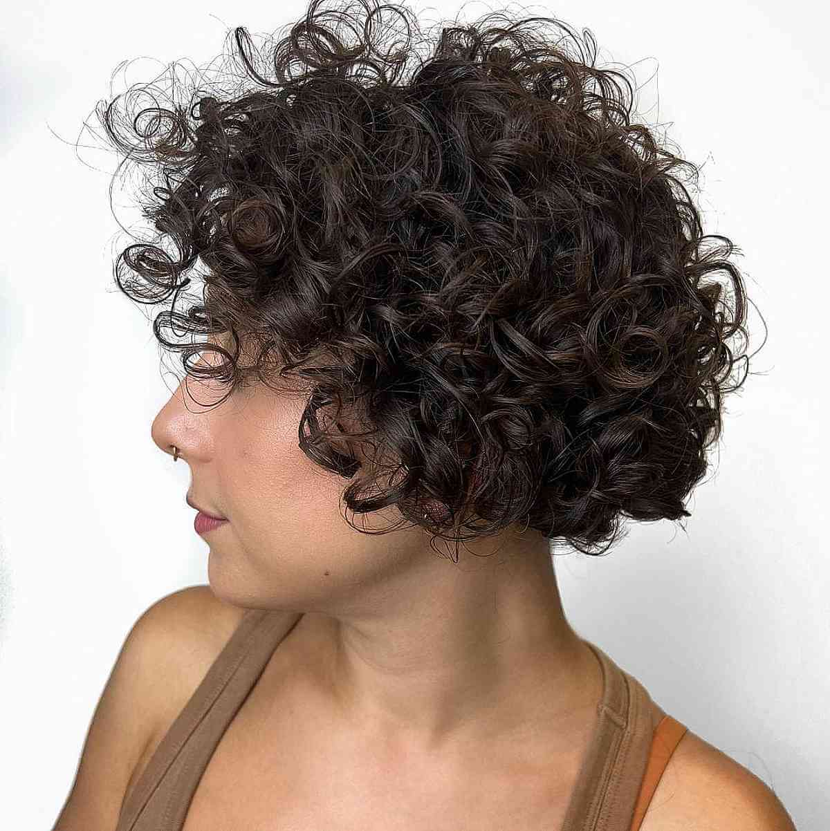 Curly Bob for Thick Hair