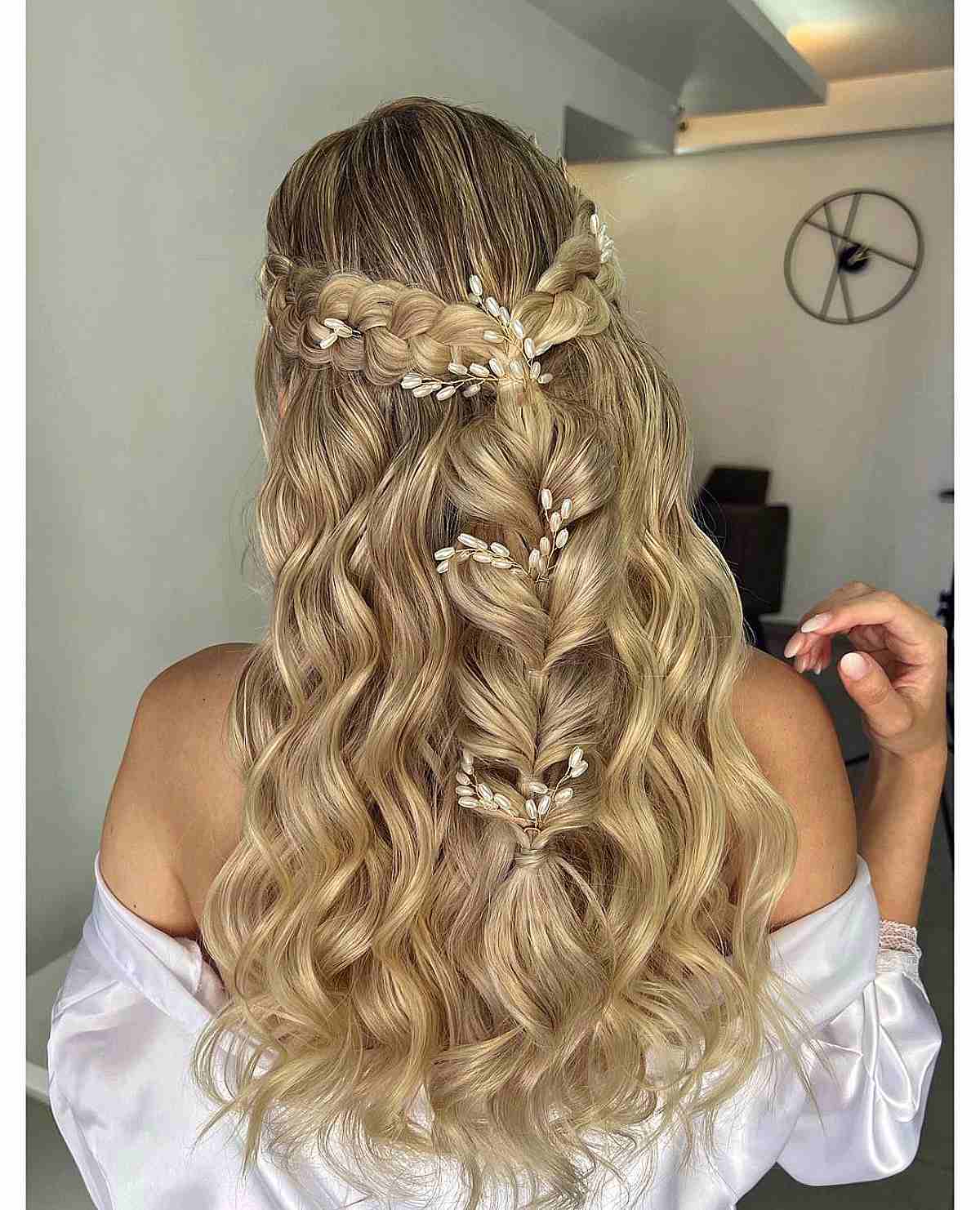 Fairy princess crown braids braids hairstyle longhair  Bohemian  hairstyles Princess hairstyles Braids for long hair