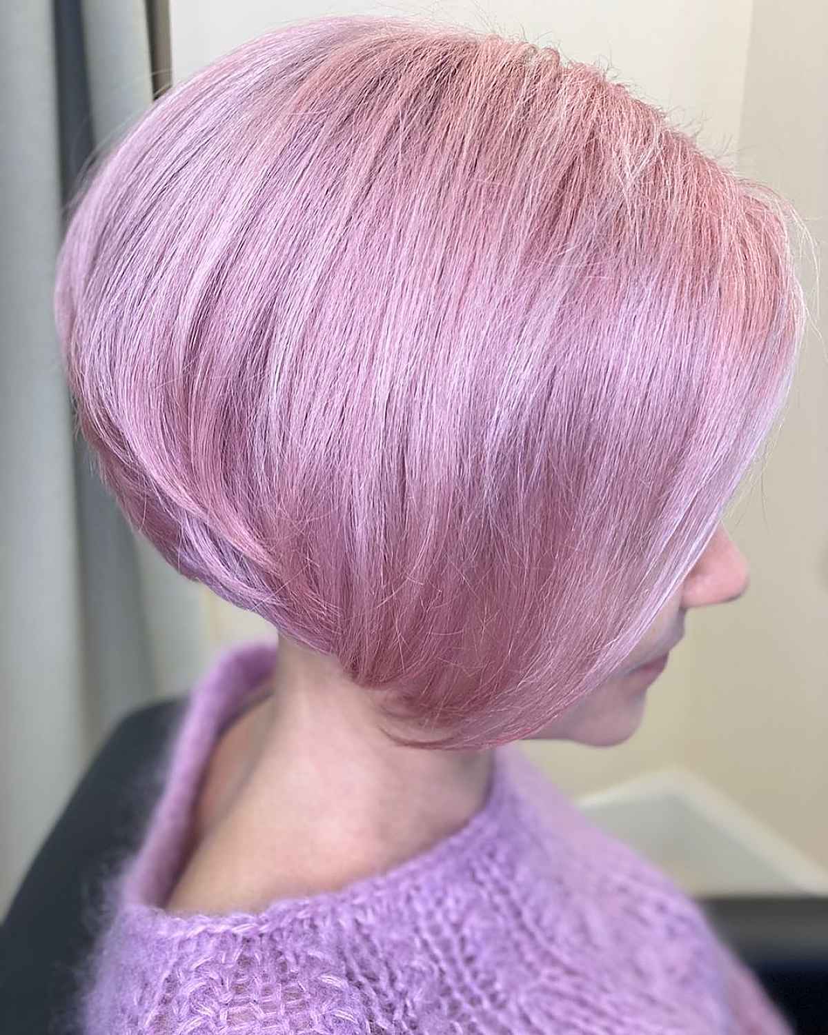 Bold Bubblegum Pink hair color