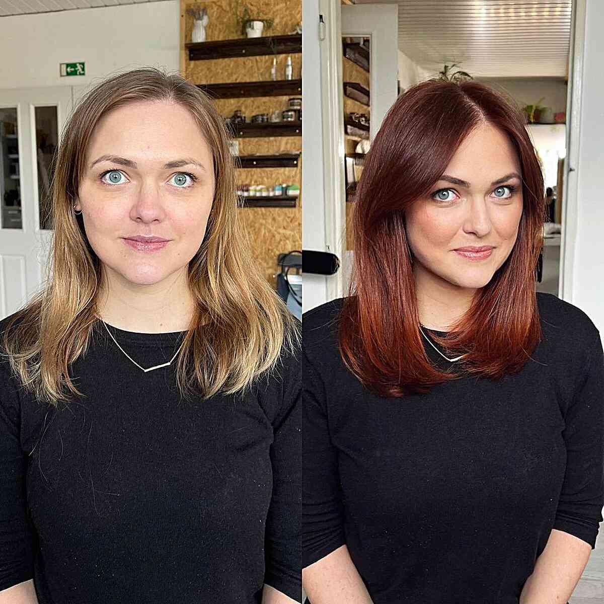 Bold Long Bob Cut with a Middle Part for Fine Hair and for ladies with a sassy style