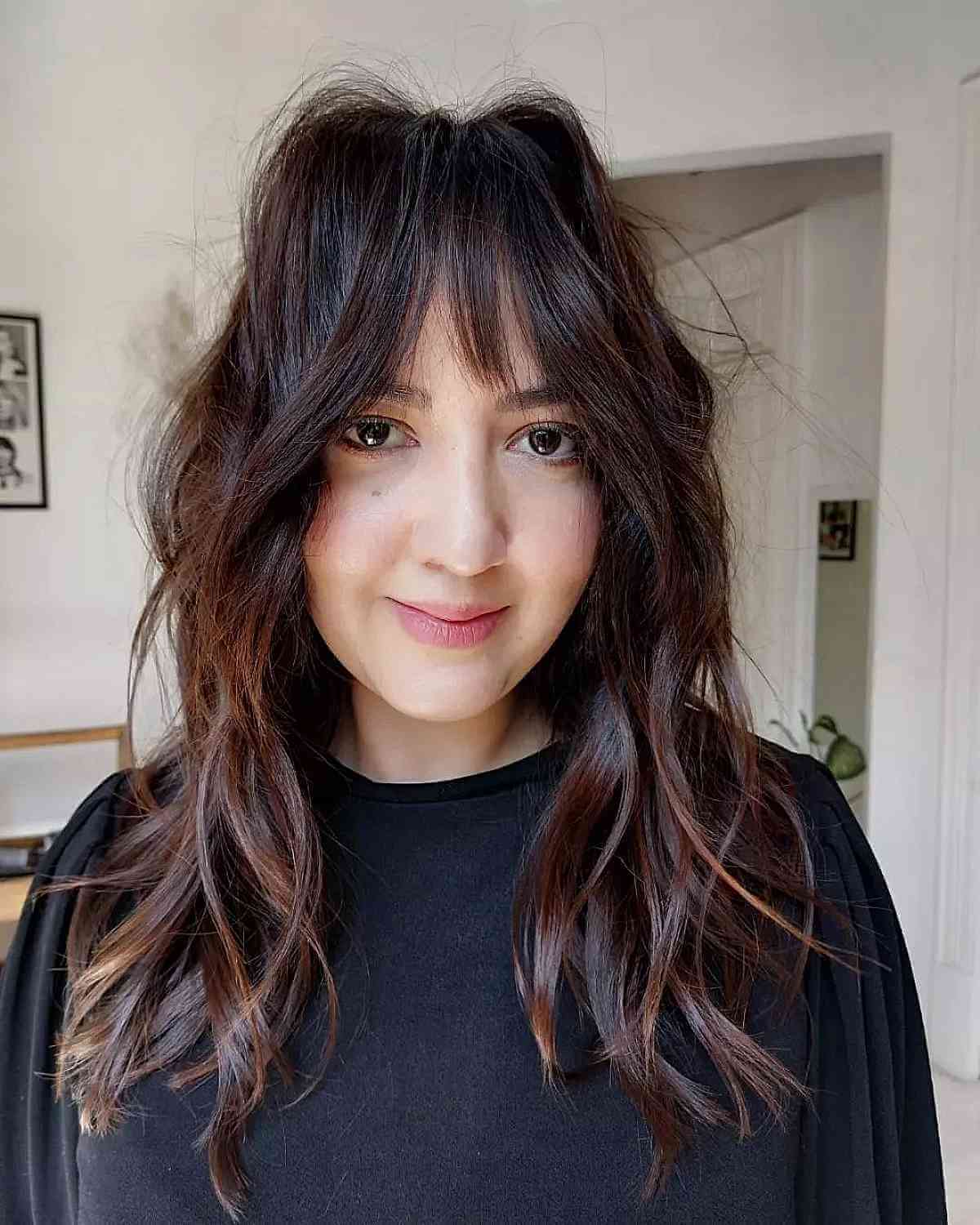 Bottleneck Bangs and Internal Layers for Fine Hair