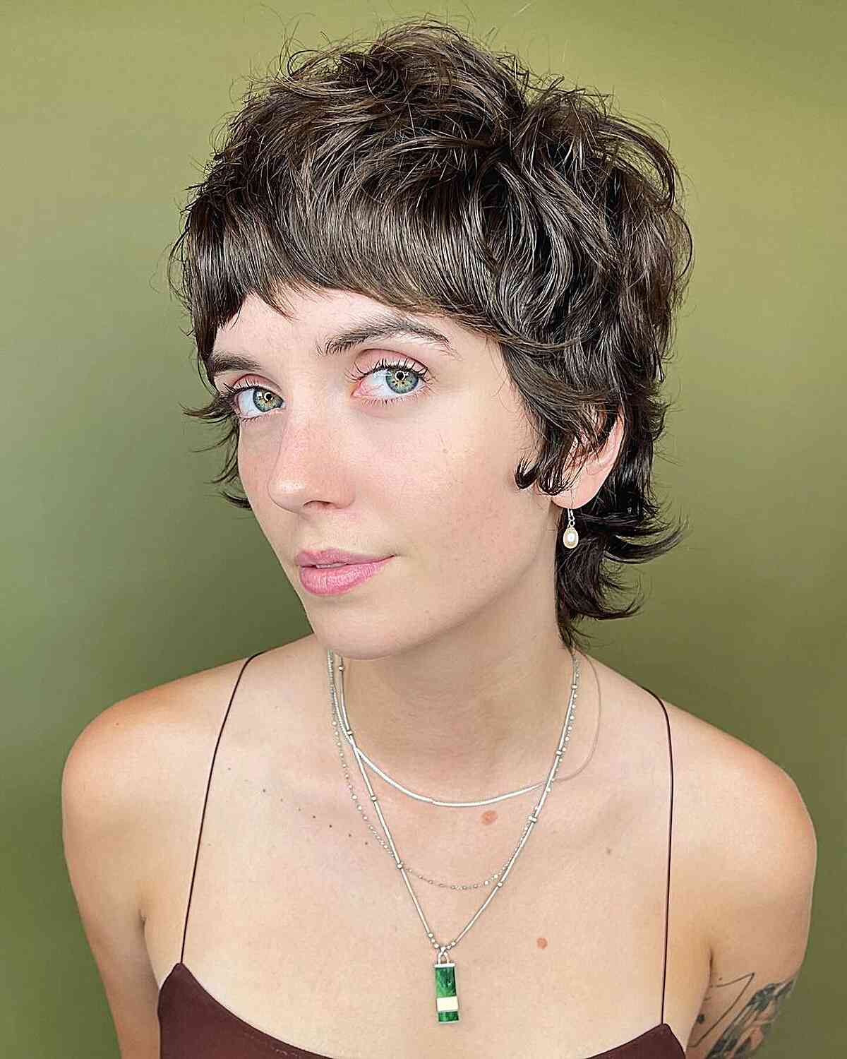 Bouncy Waves on a Layered Long Pixie Shag
