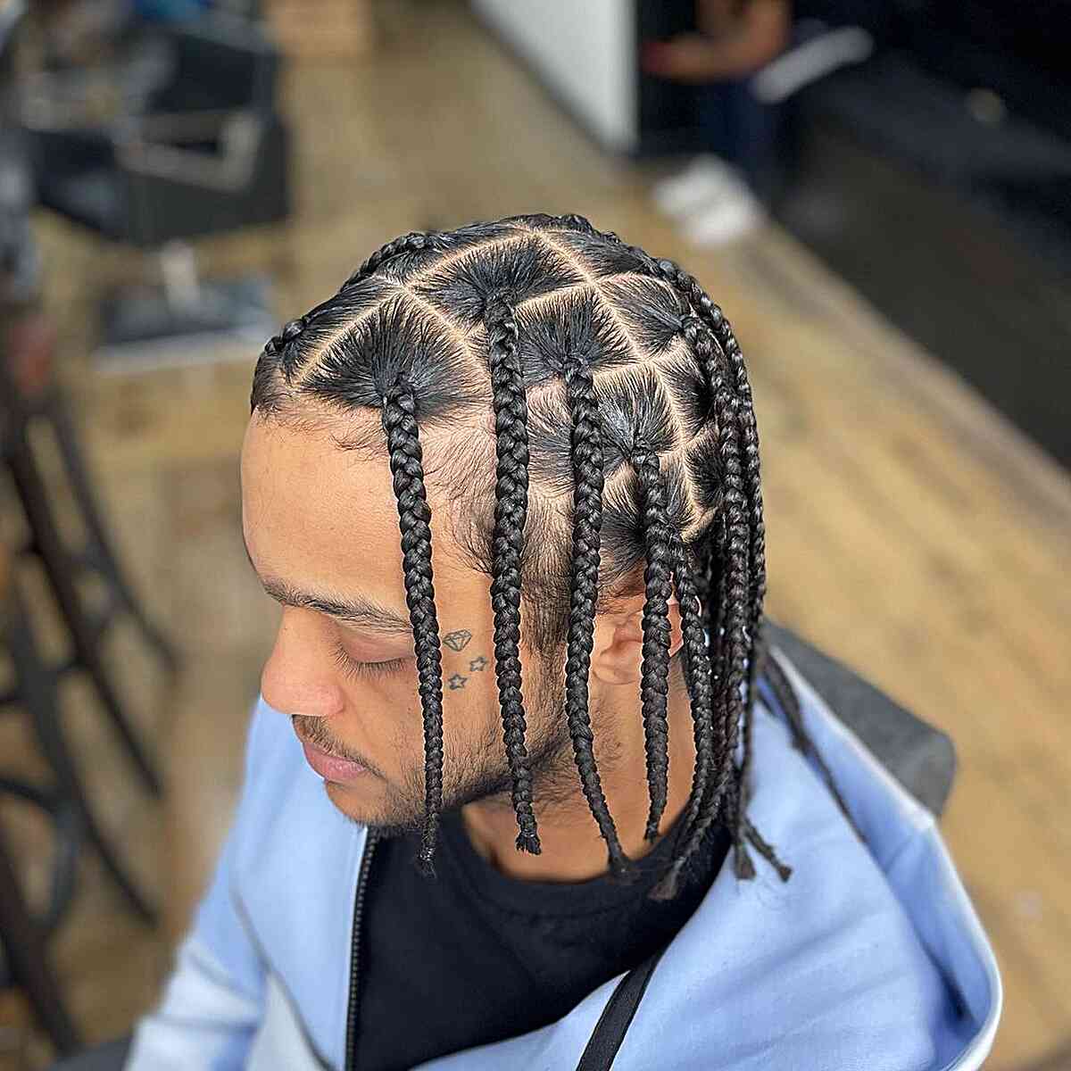 Box braids for men
