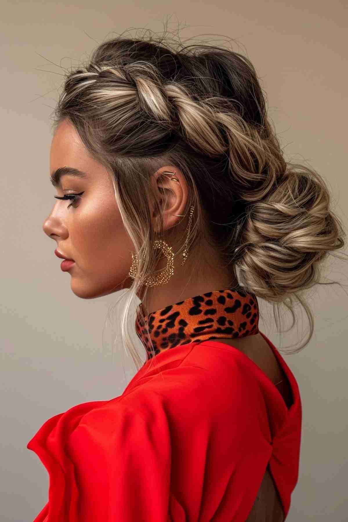 Braided Pony for Date Night Hairstyle