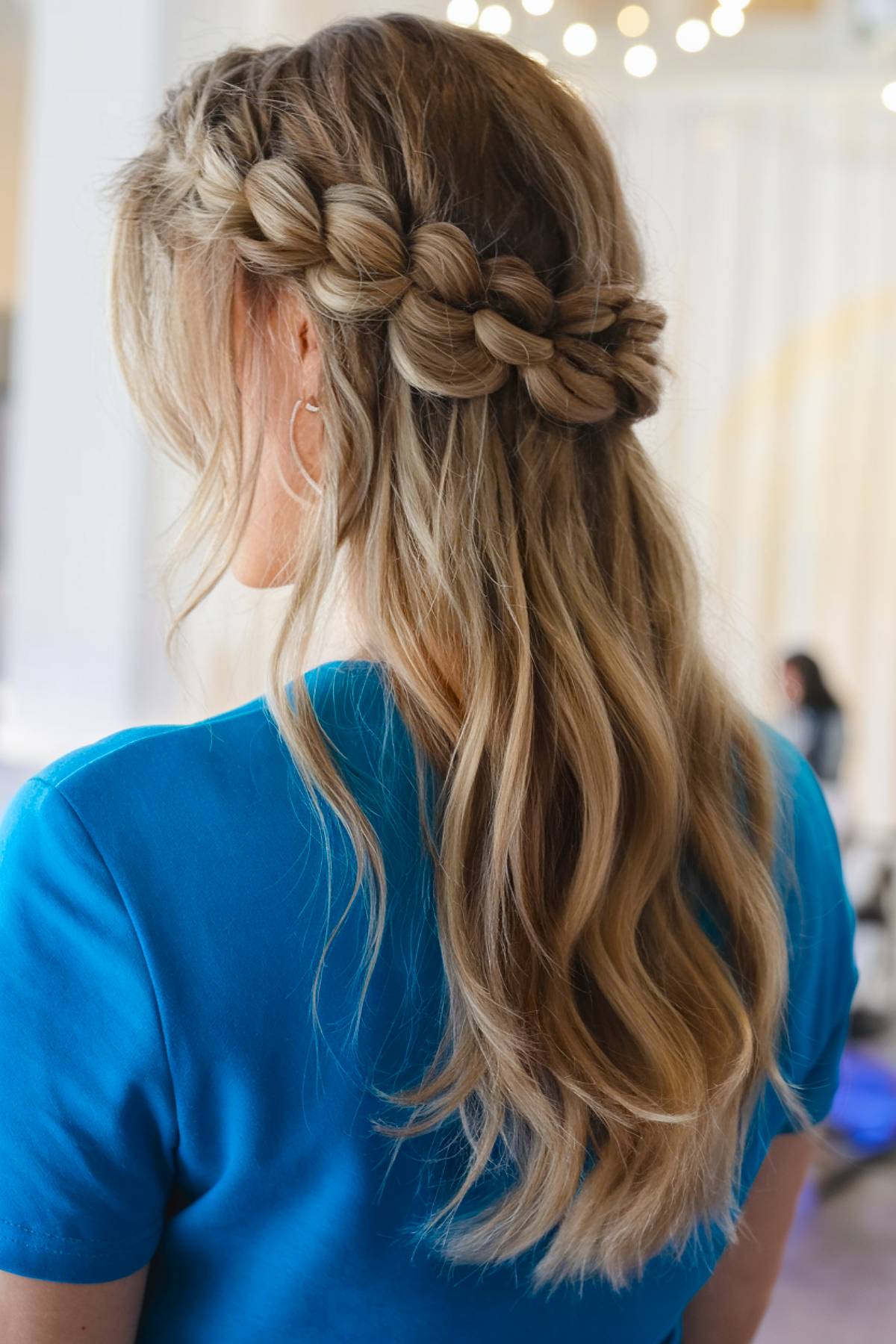 Bridesmaid hairstyle for long hair