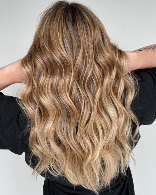 30 Sweetest Caramel Blonde Hair Color Ideas You'll See This Year