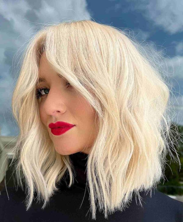 28 Coolest Long Choppy Bob Haircuts for That Beachy Lob Look